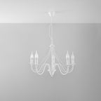 Pendelleuchte MINERWA 5 weiß Sollux Lighting