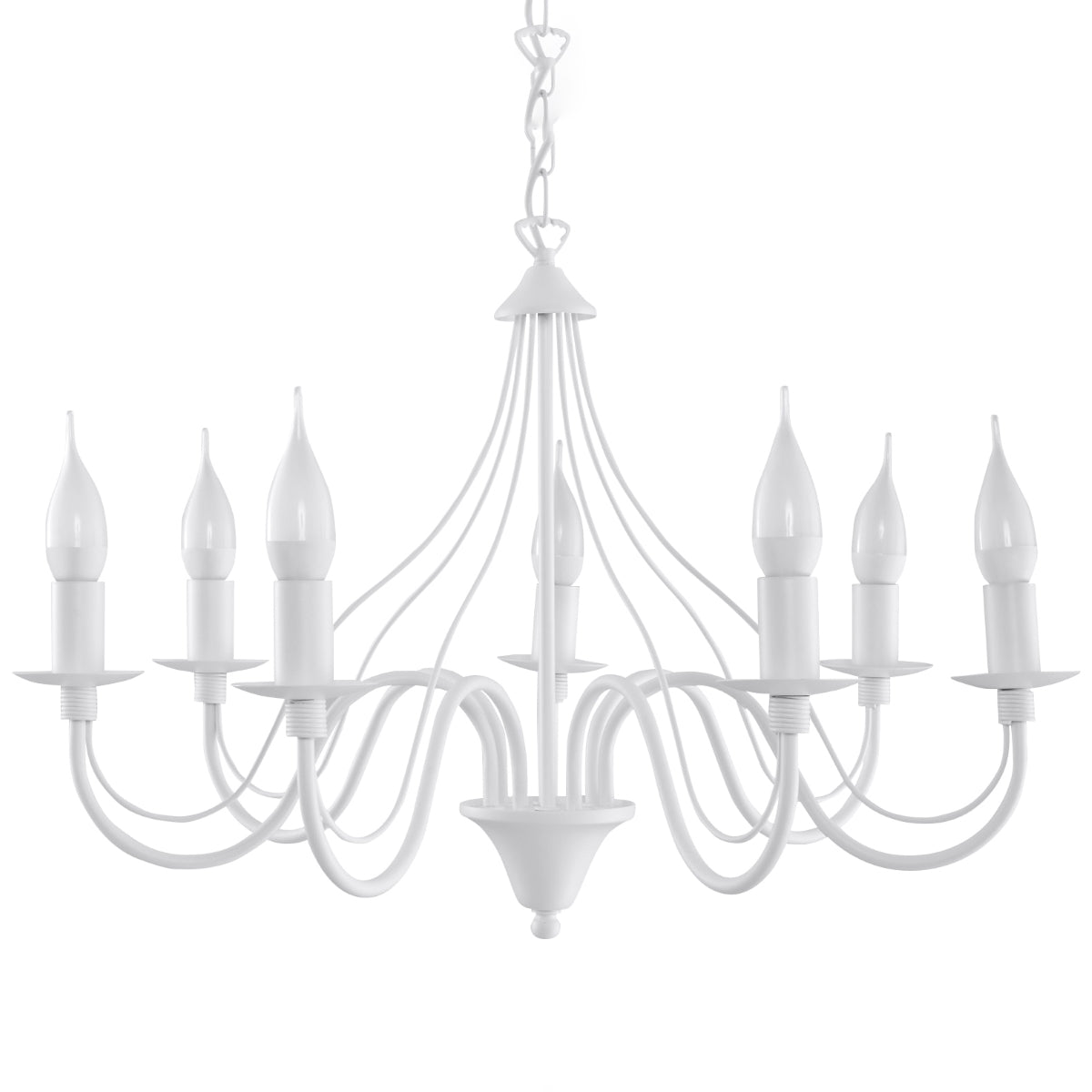 Pendelleuchte MINERWA 7 weiß Sollux Lighting
