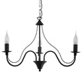 Pendelleuchte MINERWA 3 schwarz Sollux Lighting