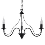 Pendelleuchte MINERWA 3 schwarz Sollux Lighting