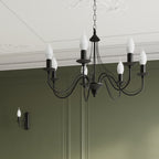 Pendelleuchte MINERWA 7 schwarz Sollux Lighting