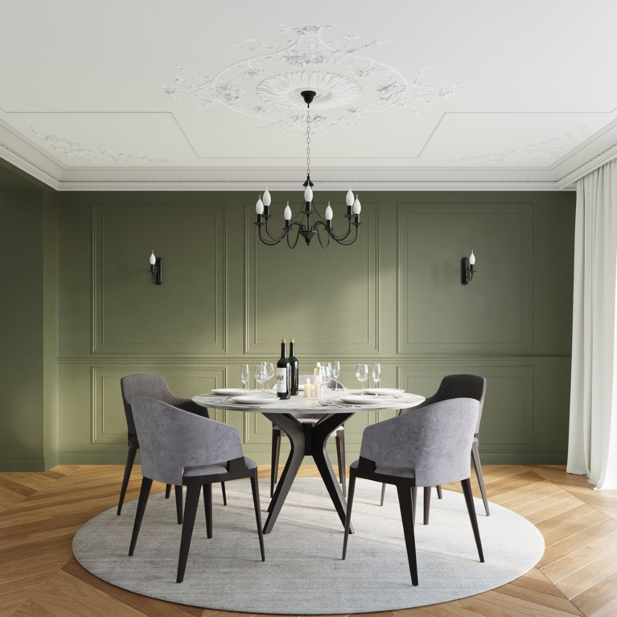 Wandleuchte MINERWA schwarz Sollux Lighting