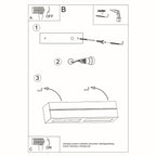 Wandleuchte Keramik VEGA LINE Sollux Lighting