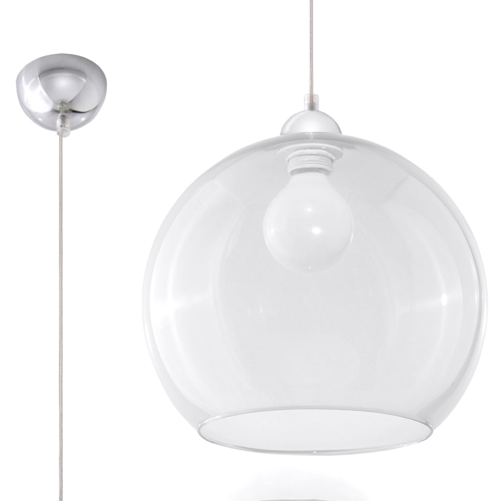 Pendelleuchte BALL transparent Sollux Lighting