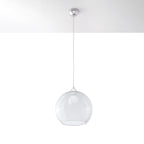 Pendelleuchte BALL transparent Sollux Lighting