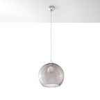 Pendelleuchte BALL graphit Sollux Lighting