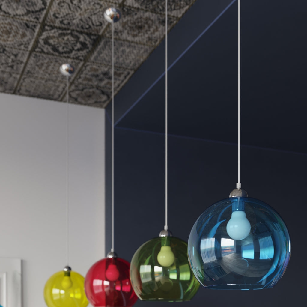Pendelleuchte BALL weiß Sollux Lighting