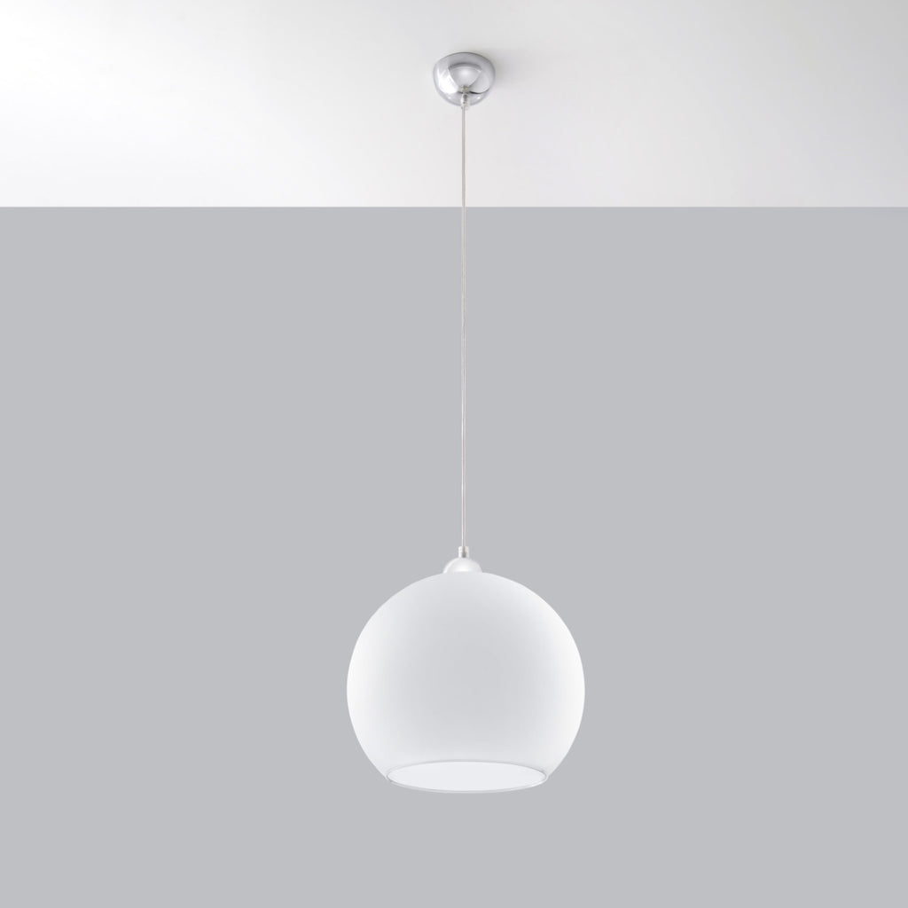 Pendelleuchte BALL weiß Sollux Lighting