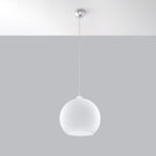 Pendelleuchte BALL weiß Sollux Lighting