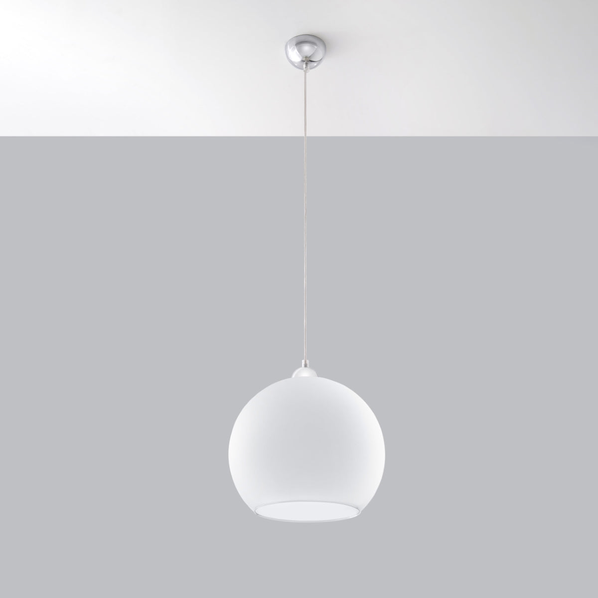 Pendelleuchte BALL weiß Sollux Lighting