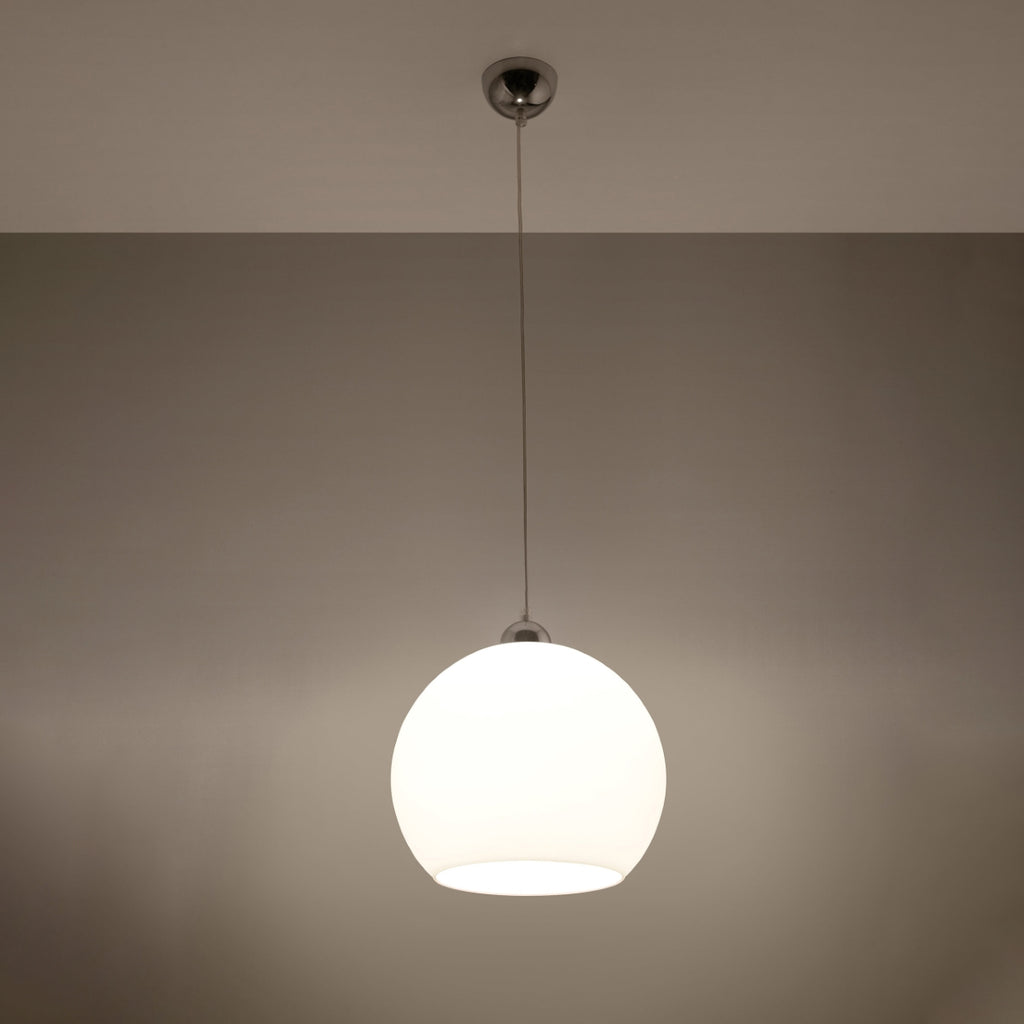 Pendelleuchte BALL weiß Sollux Lighting