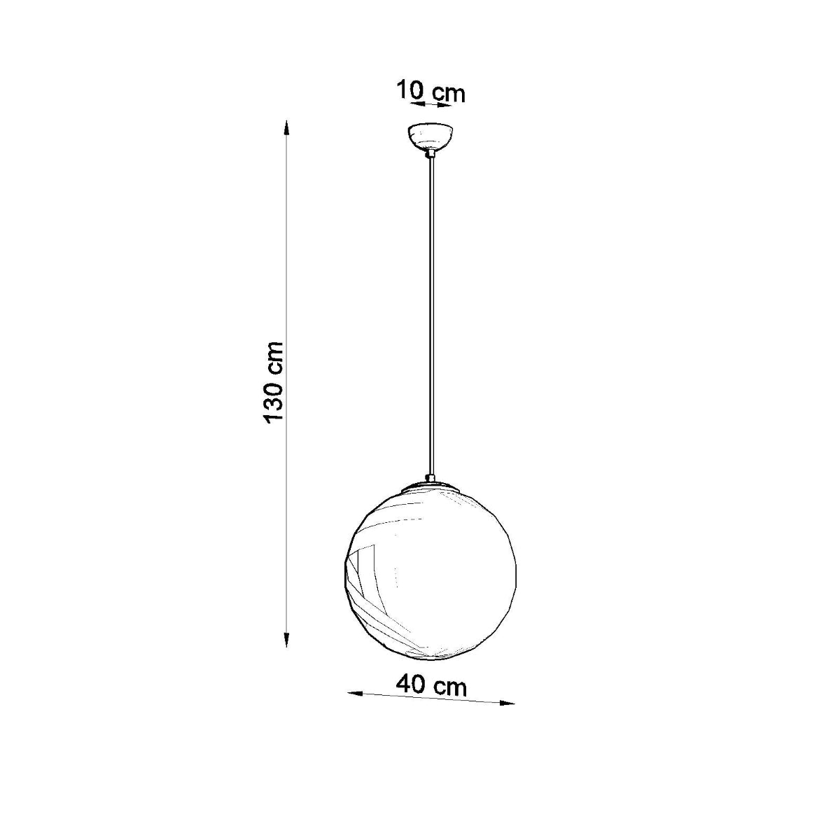 Pendelleuchte UGO 40 Sollux Lighting