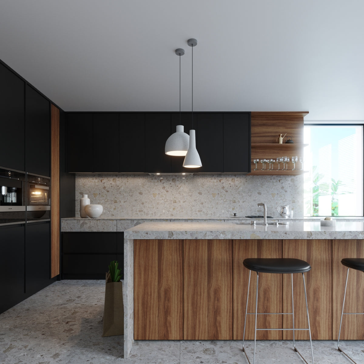 Pendelleuchte EMPOLI Beton Sollux Lighting