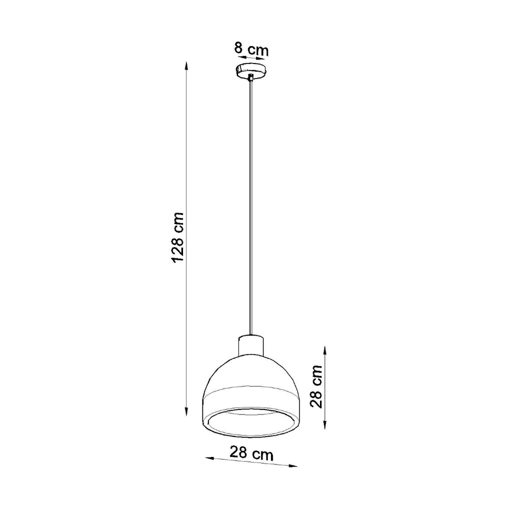 Pendelleuchte DAMASO Beton Sollux Lighting
