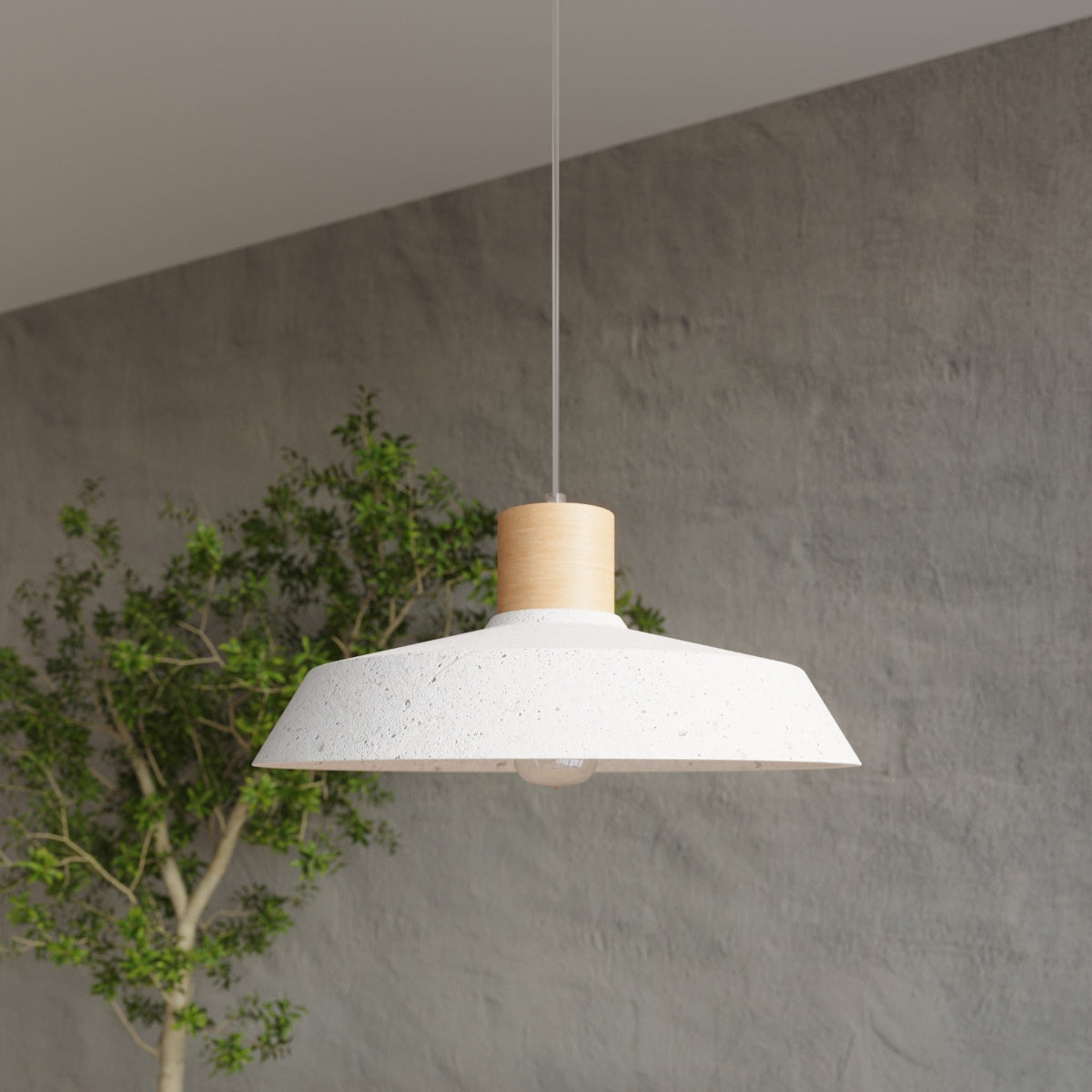 Pendelleuchte AFRA Beton & Holz Sollux Lighting