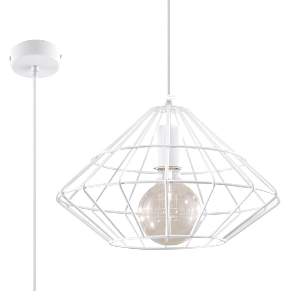 Pendelleuchte UMBERTO weiß Sollux Lighting