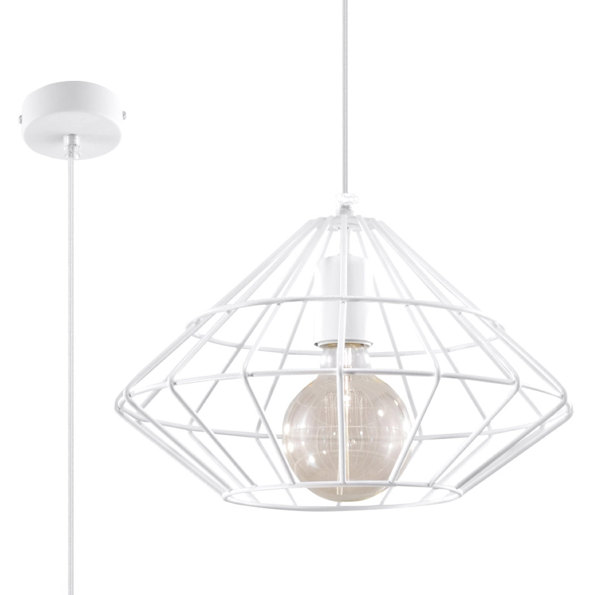 Pendelleuchte UMBERTO weiß Sollux Lighting