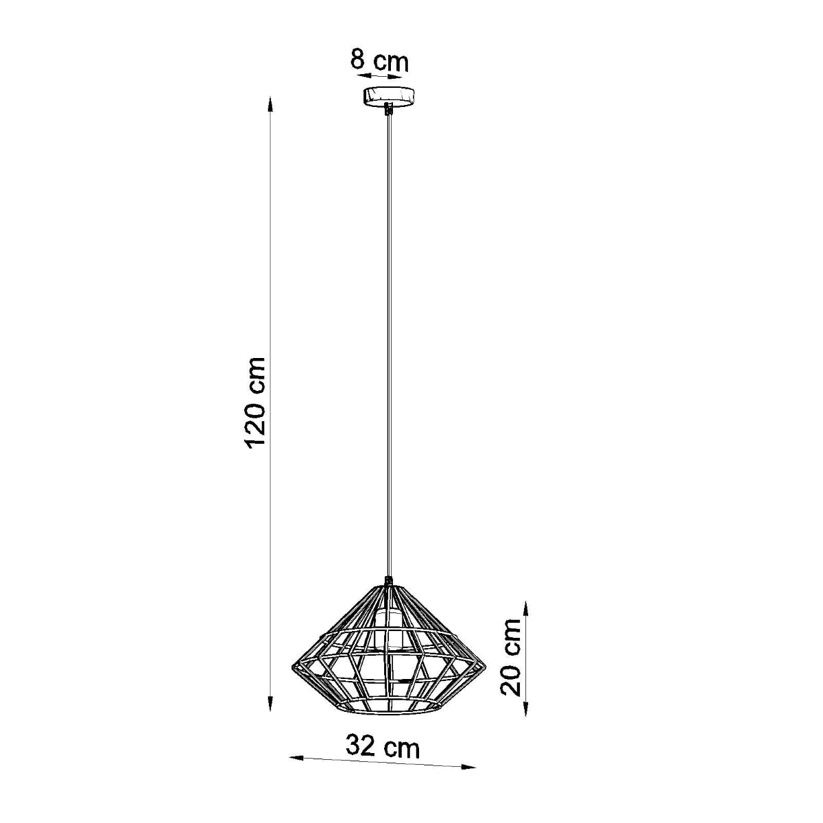 Pendelleuchte UMBERTO weiß Sollux Lighting