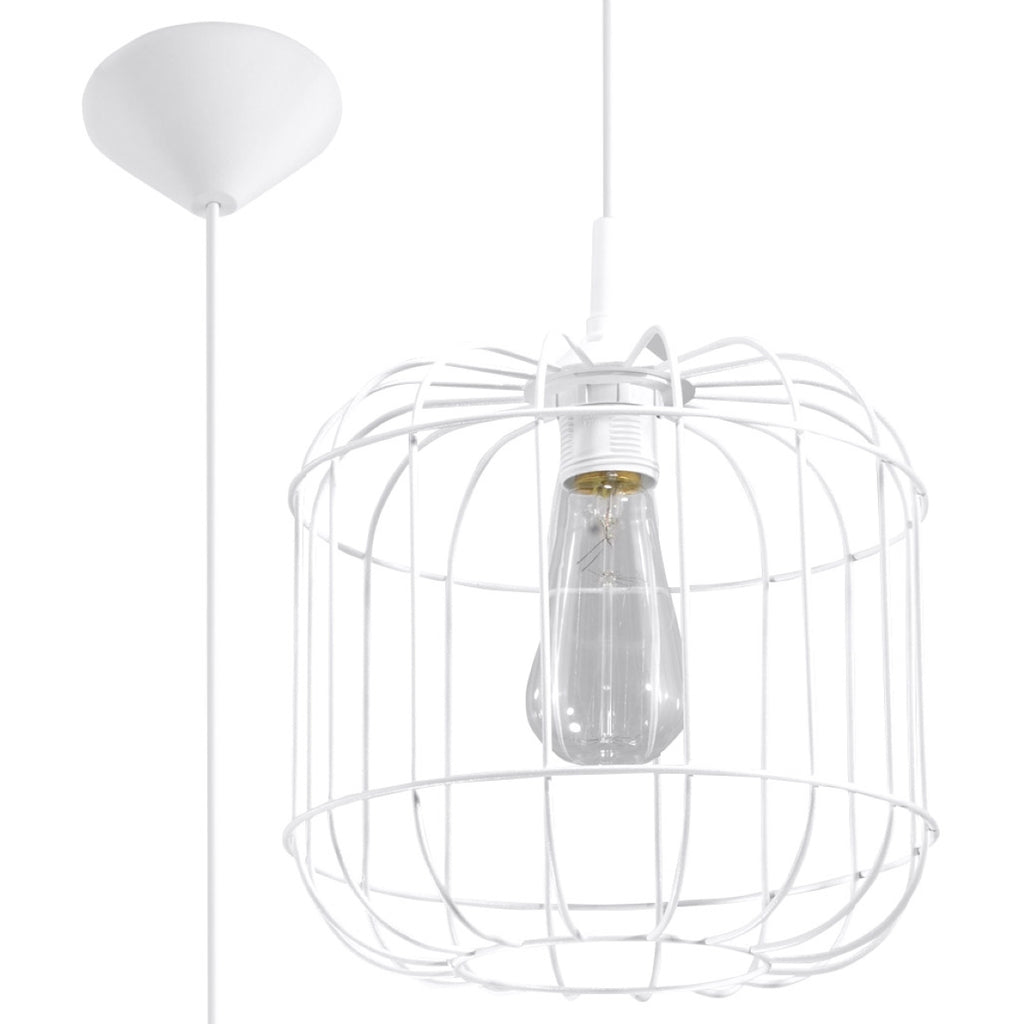 Pendelleuchte CELTA weiß Sollux Lighting