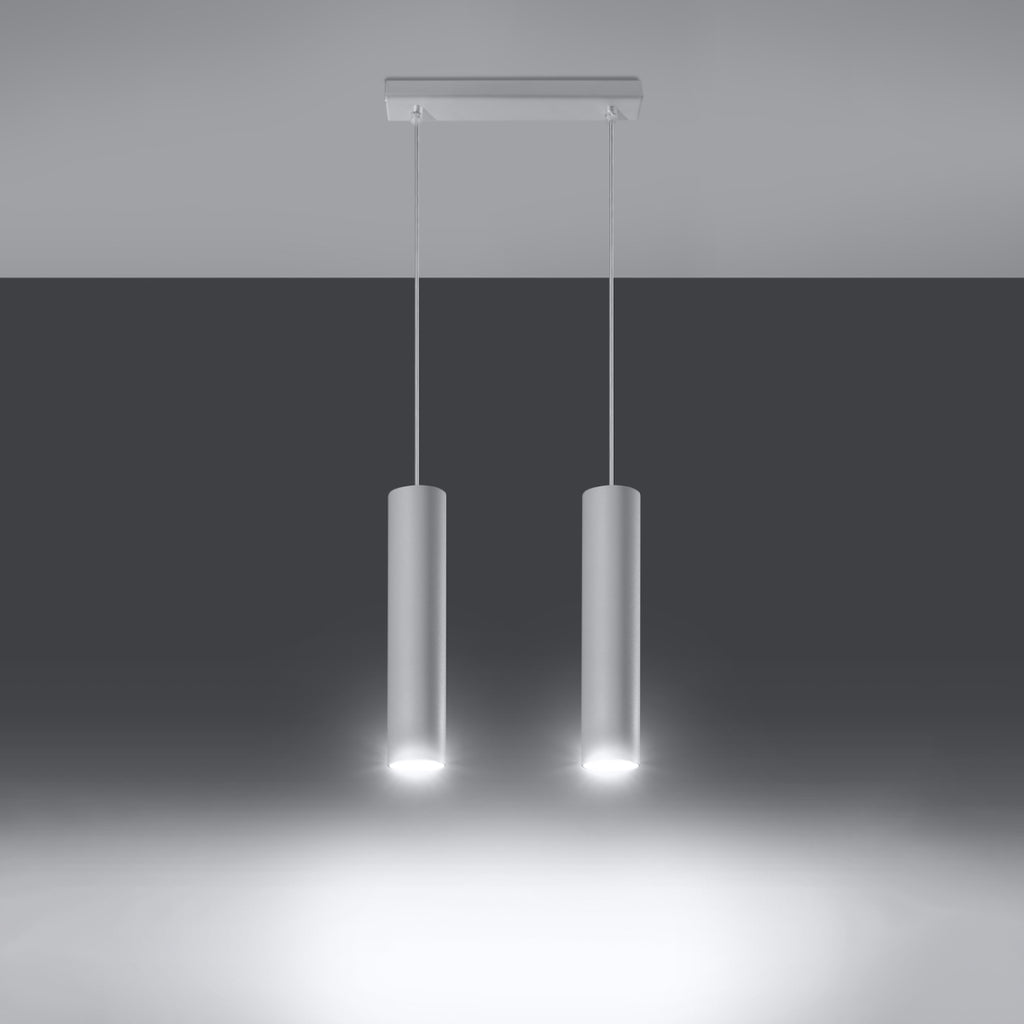 Pendelleuchte LAGOS 2 weiß Sollux Lighting