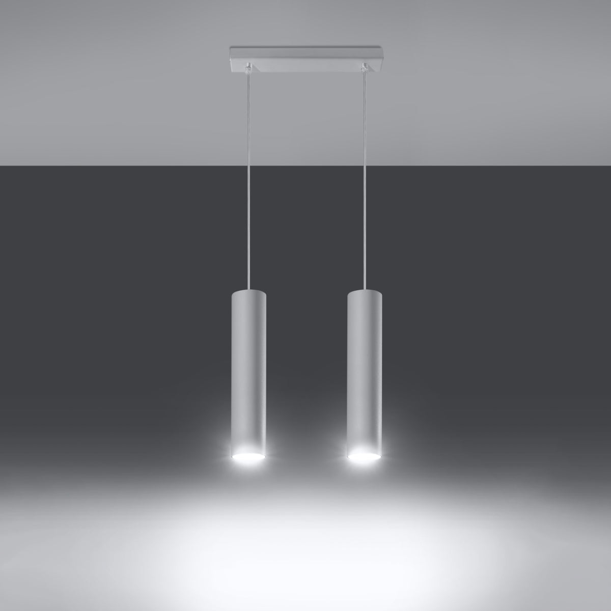 Pendelleuchte LAGOS 2 weiß Sollux Lighting