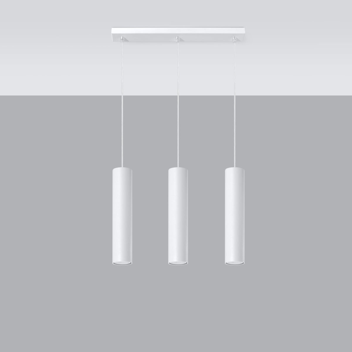 Pendelleuchte LAGOS 3L weiß Sollux Lighting