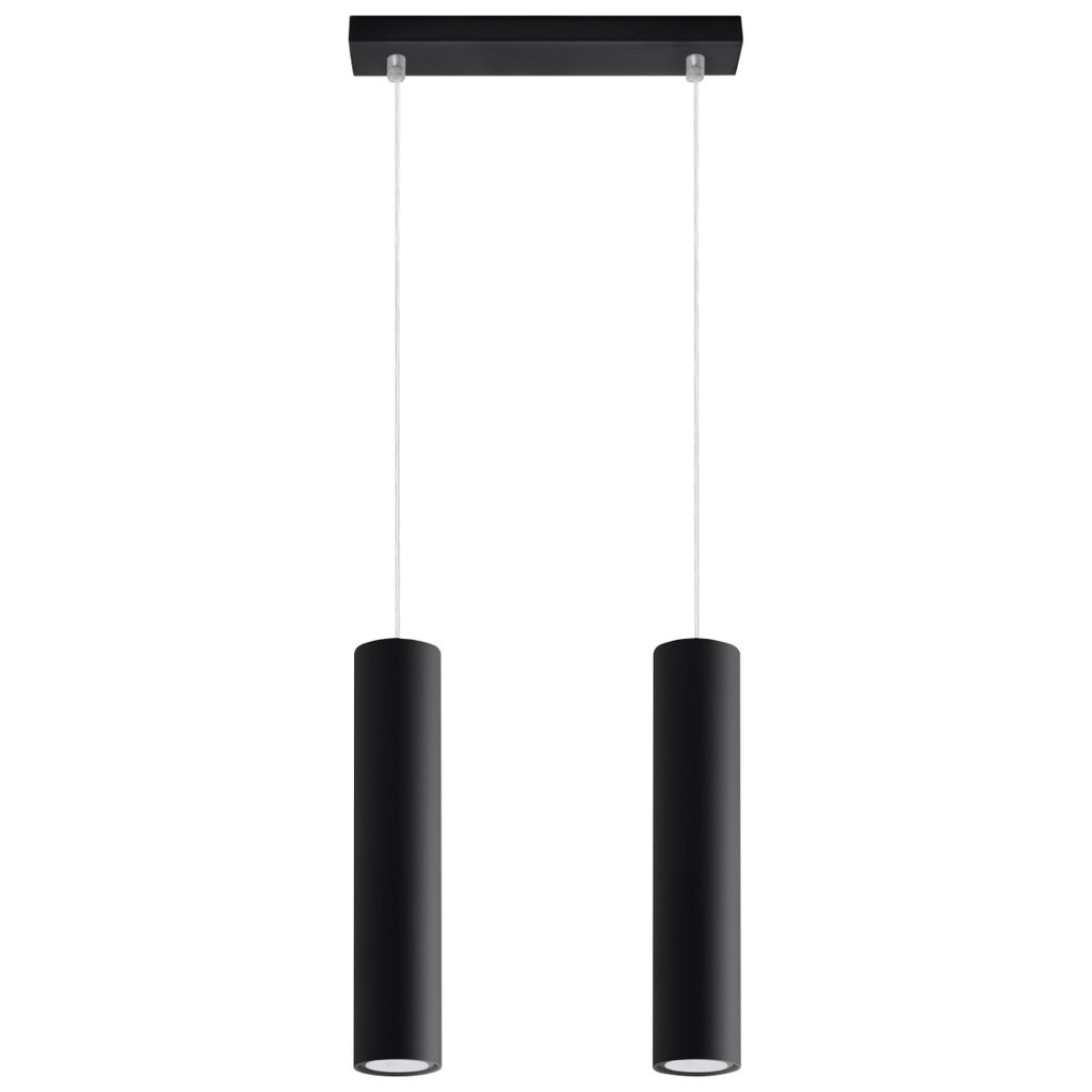 Pendelleuchte LAGOS 2 schwarz Sollux Lighting