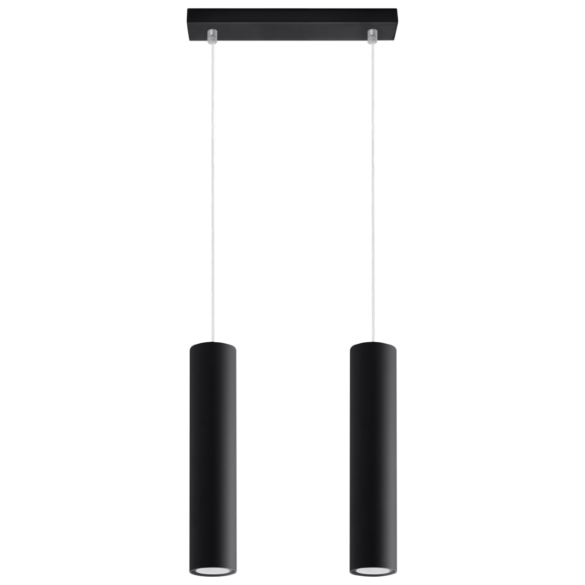 Pendelleuchte LAGOS 2 schwarz Sollux Lighting