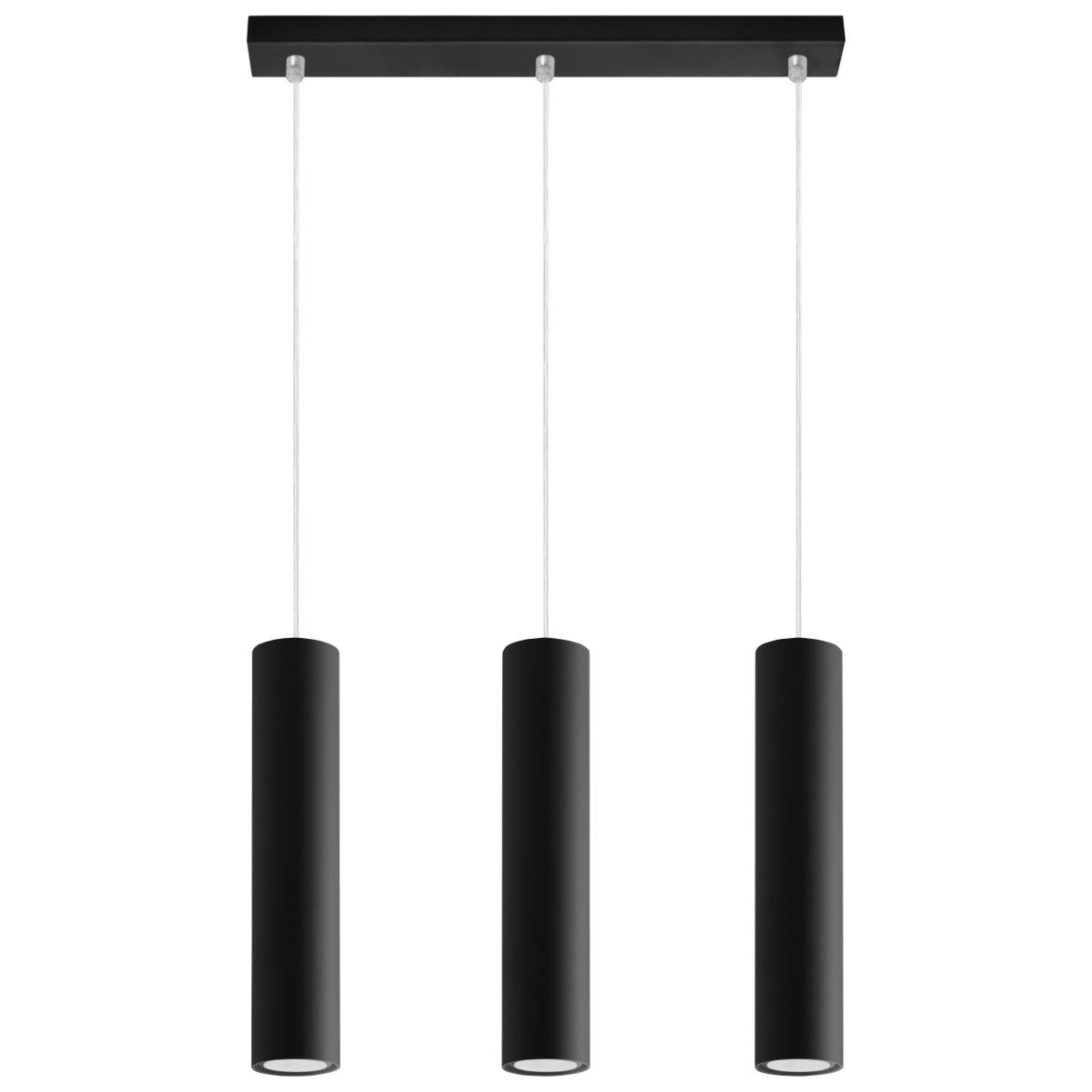 Pendelleuchte LAGOS 3L schwarz Sollux Lighting