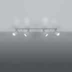 Deckenleuchte - Spot - Strahler RING 4L weiß Sollux Lighting