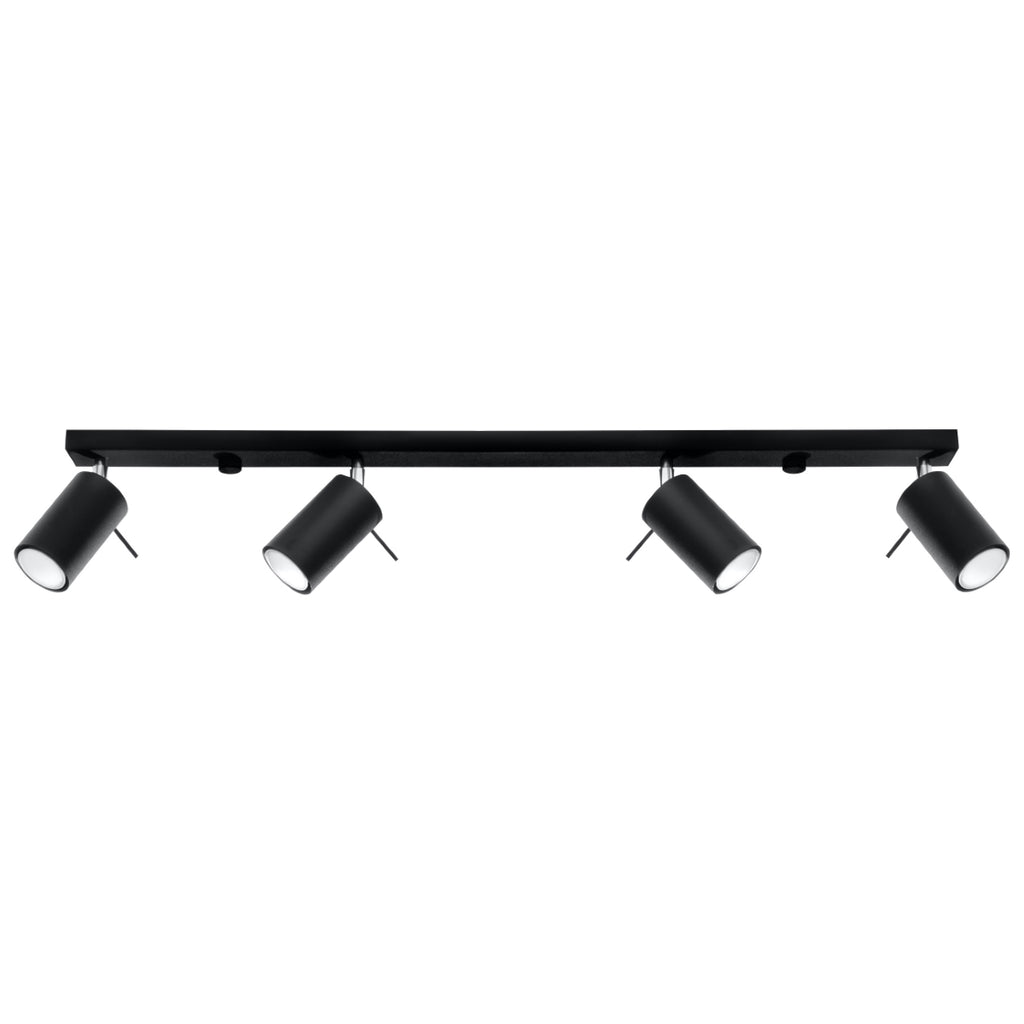 Deckenleuchte - Spot - Strahler RING 4L schwarz Sollux Lighting