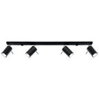 Deckenleuchte - Spot - Strahler RING 4L schwarz Sollux Lighting
