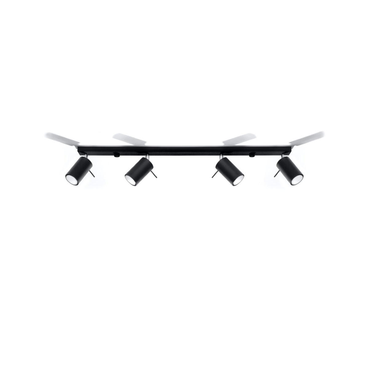 Deckenleuchte - Spot - Strahler RING 4L schwarz Sollux Lighting