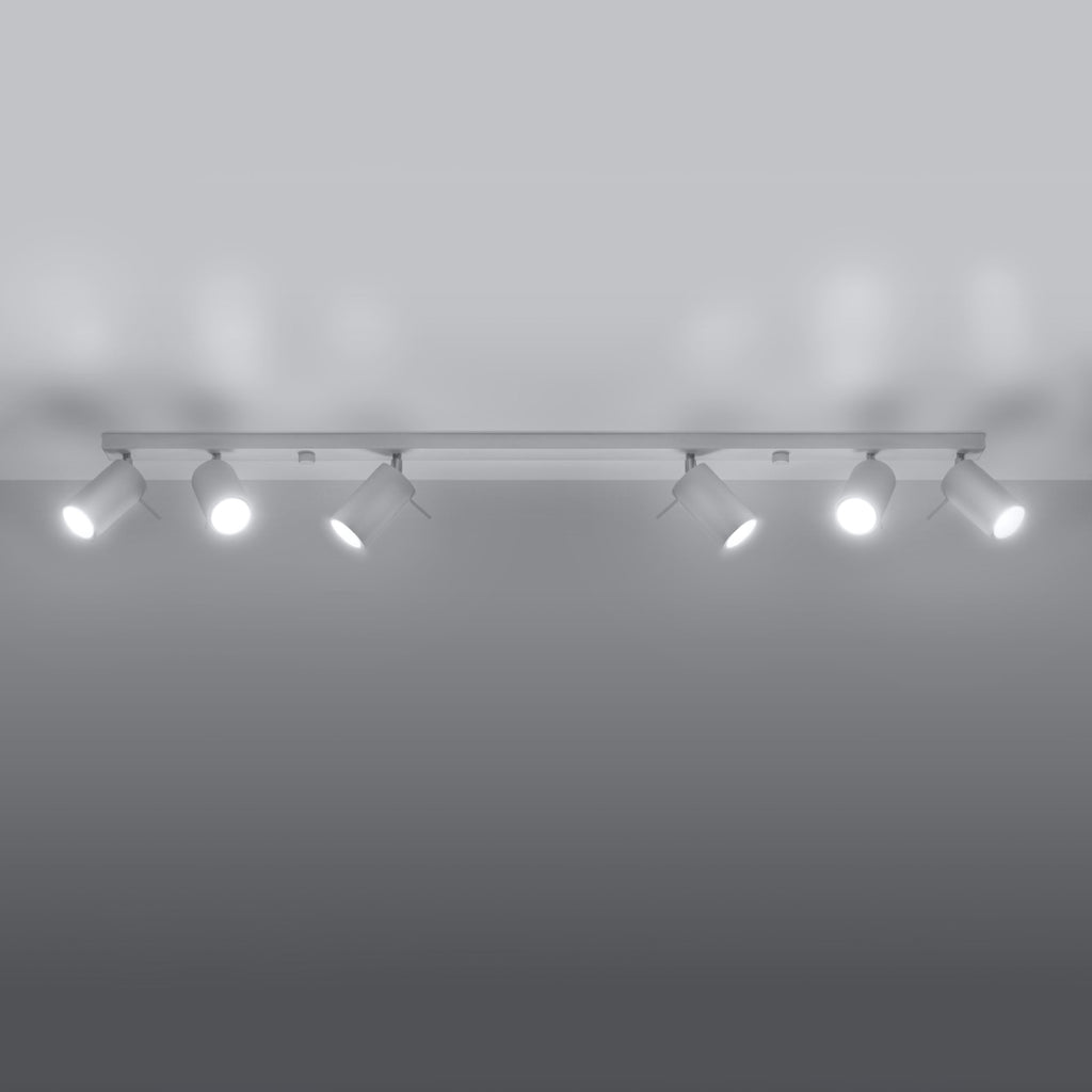 Deckenleuchte - Spot - Strahler RING 6L weiß Sollux Lighting