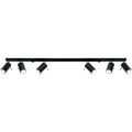 Deckenleuchte - Spot - Strahler RING 6L schwarz Sollux Lighting