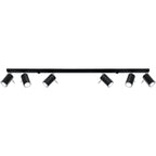 Deckenleuchte - Spot - Strahler RING 6L schwarz Sollux Lighting