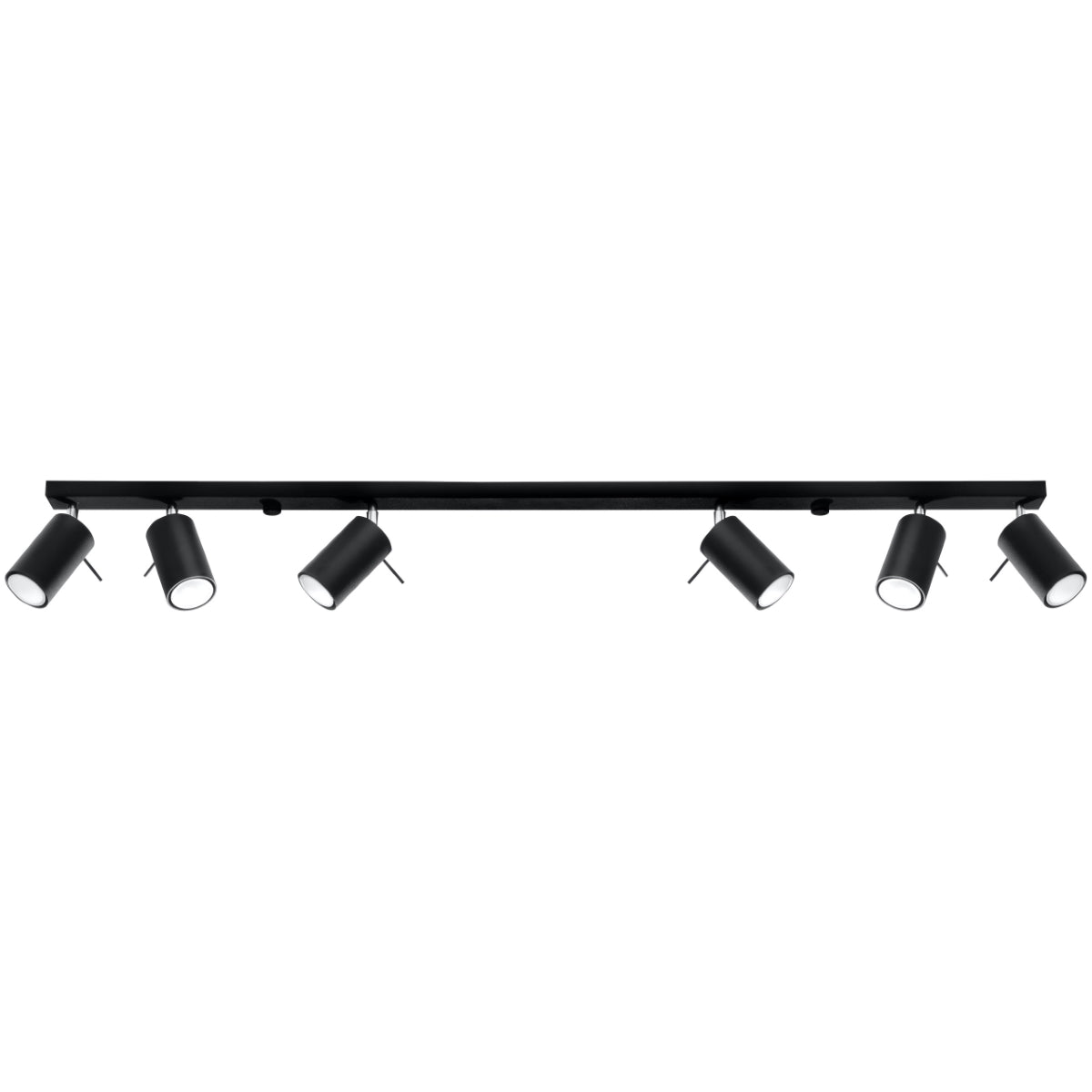 Deckenleuchte - Spot - Strahler RING 6L schwarz Sollux Lighting