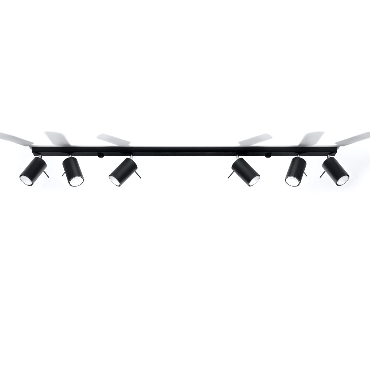 Deckenleuchte - Spot - Strahler RING 6L schwarz Sollux Lighting