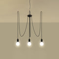 Pendelleuchte EDISON 3 schwarz Sollux Lighting