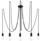 Pendelleuchte EDISON 5 schwarz Sollux Lighting