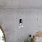 Wandleuchte EDISON schwarz Sollux Lighting