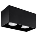 Deckenleuchte - Spot - Strahler QUAD schwarz Sollux Lighting