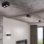 Deckenleuchte - Spot - Strahler QUAD schwarz Sollux Lighting