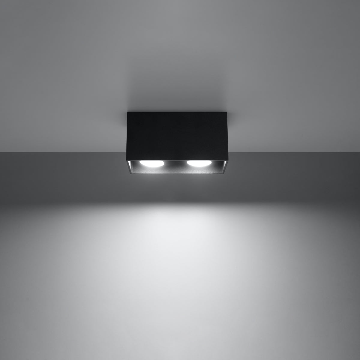 Deckenleuchte - Spot - Strahler QUAD schwarz Sollux Lighting