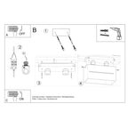 Deckenleuchte - Spot - Strahler LOBO 2 schwarz Sollux Lighting