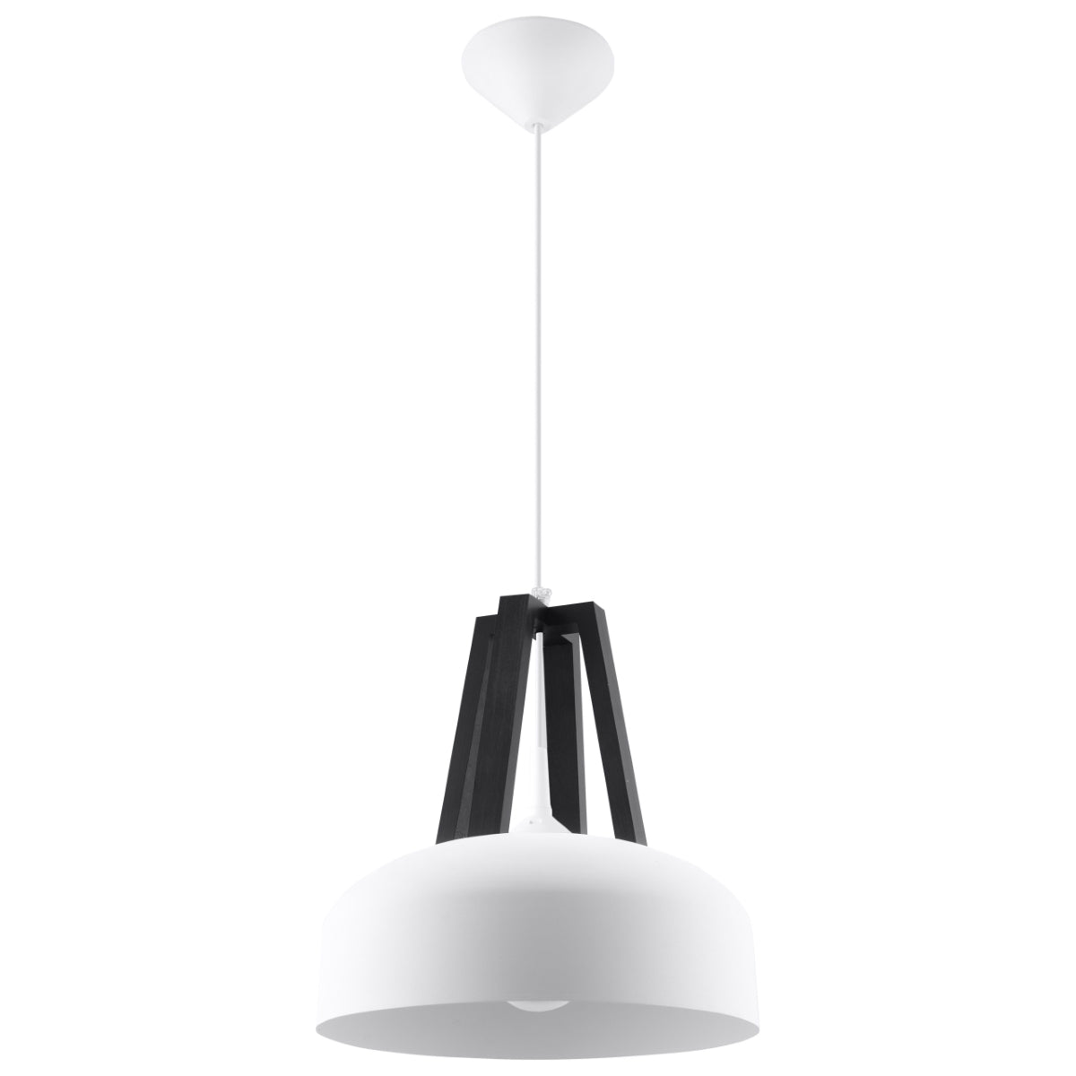 Pendelleuchte CASCO weiß & schwarz Sollux Lighting