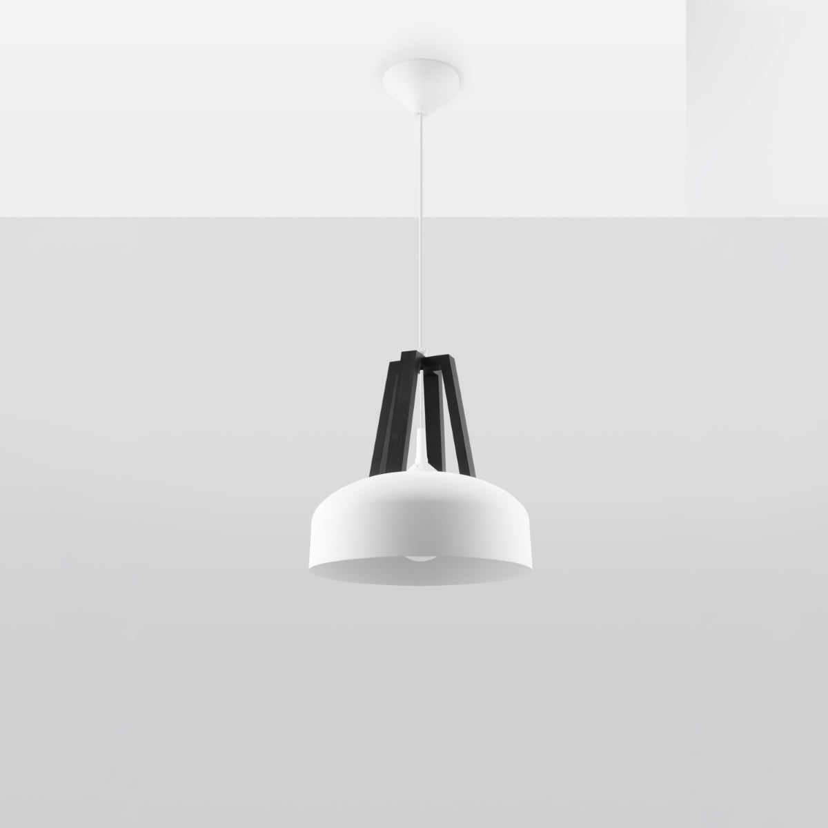 Pendelleuchte CASCO weiß & schwarz Sollux Lighting