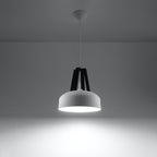 Pendelleuchte CASCO weiß & schwarz Sollux Lighting
