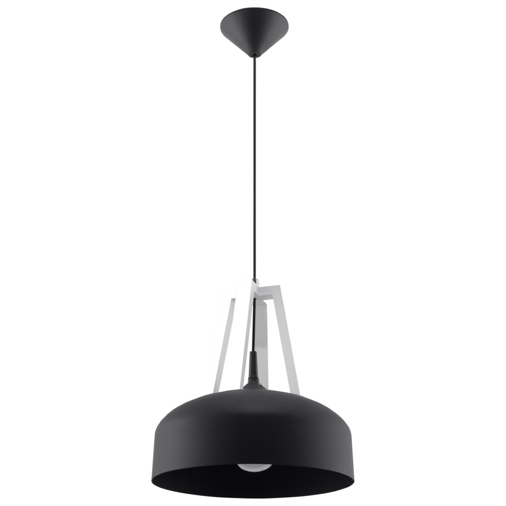 Pendelleuchte CASCO schwarz & weiß Sollux Lighting