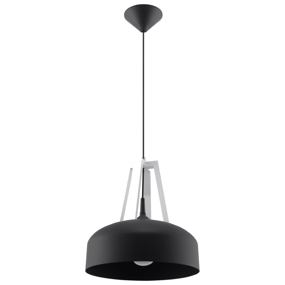Pendelleuchte CASCO schwarz & weiß Sollux Lighting